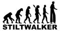 Stiltwalker evolutionÃÂ evolve icon Royalty Free Stock Photo